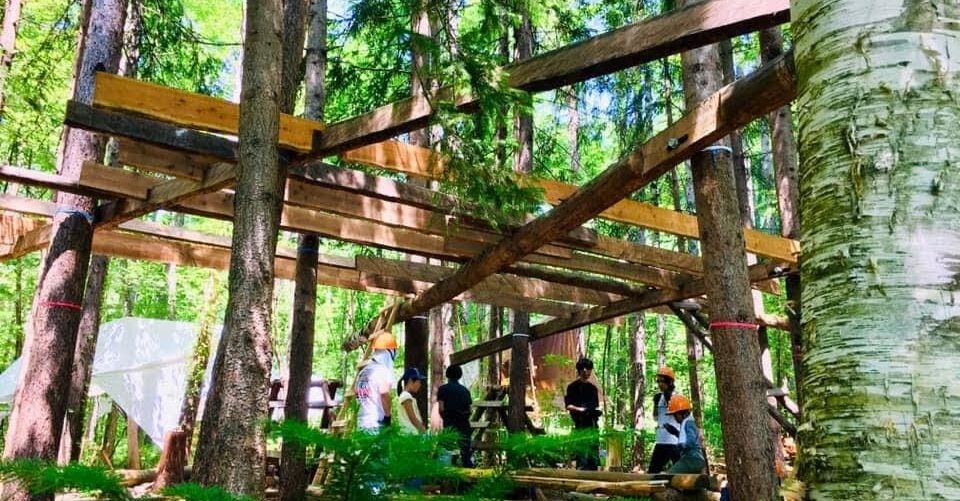 イカウシ ツリーハウス プロジェクト